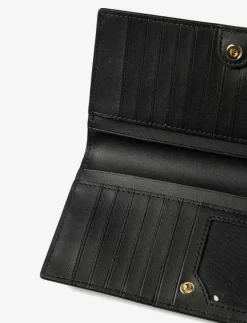 Crosshatch Leather Slim Wallet - Plånböcker