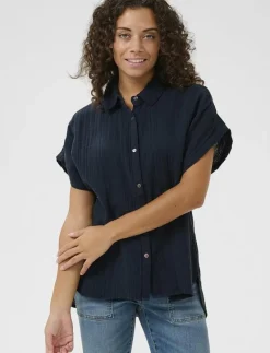 CUmyra Elina SS Shirt - Kortärmade skjortor