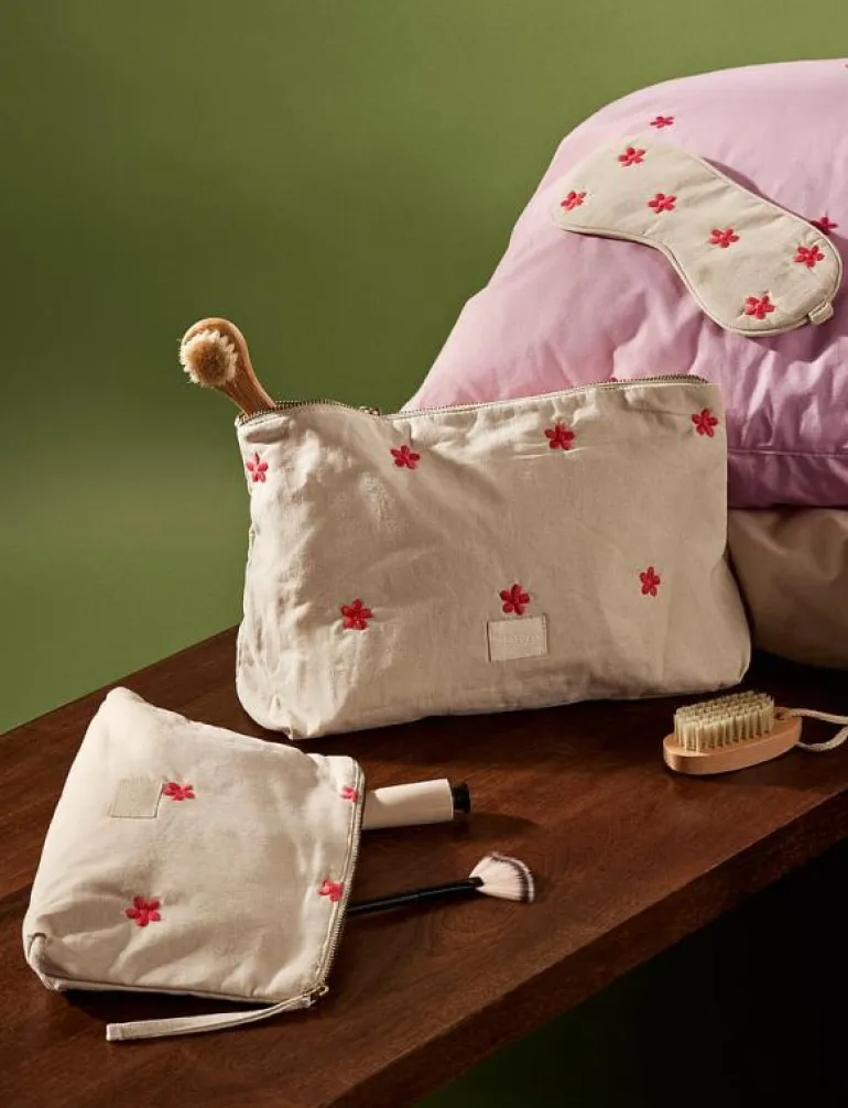 Daisy Dodo Sleeping mask sand/red - Sovmasker