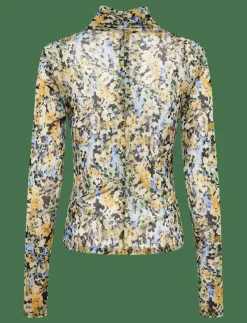 Dante6-Ferni printed mesh top - Långärmade toppar