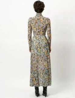 Dante6-Ferni printed mesh top - Långärmade toppar