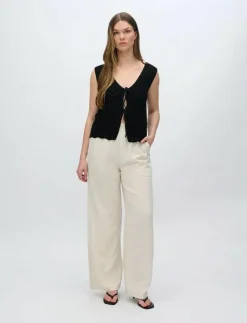 Daphne vest 4286 - Linnen