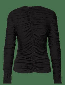 Della Draped Top - Långärmade toppar