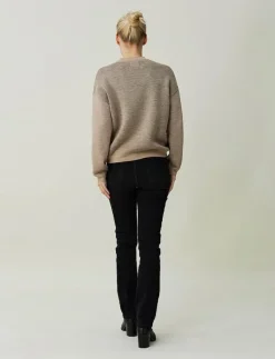 Demi Merino Wool Intarsia Knitted Sweater - Stickat