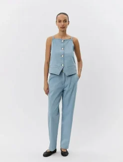 DEMISW VEST - Linnen