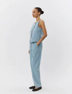 DEMISW VEST - Linnen