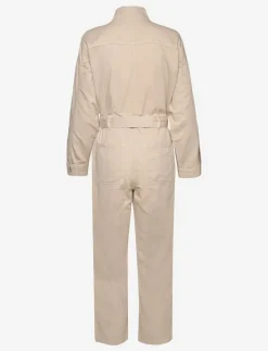 Denim jumpsuit with bow - Jumpsuits