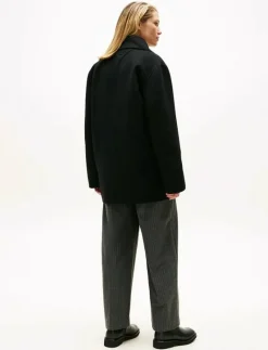 DF WOOL BLEND REG PEACOAT - Ullkappor