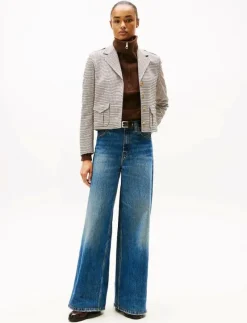 DNM KRIS 70s WIDE LEG HW - Vida byxor