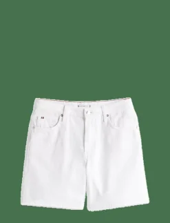 DNM STRAIGHT SHORT RW WHITE - Jeansshorts