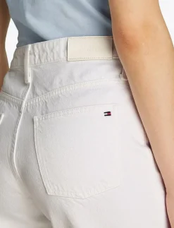 DNM STRAIGHT SHORT RW WHITE - Jeansshorts