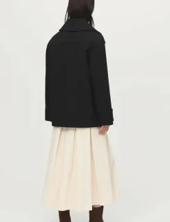 Double-breasted wool-blend coat - Kappor