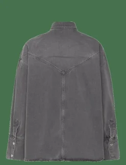 DRAPY DENIM SHIRT - Overshirts