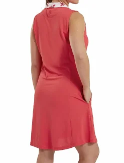 Dress with Floral Trim - Klänningar