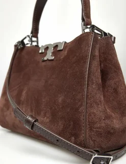 Eleanor Suede Mini Satchel - Handväskor