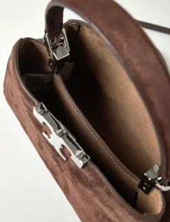 Eleanor Suede Mini Satchel - Handväskor