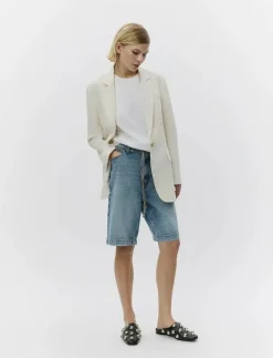 Elijah Shorts  Blue Soft Denim - Jeansshorts