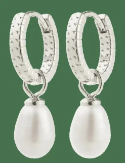 ELLIANA earrings silver-plated - Hoops