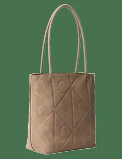 EMBLEM AOP SUEDE SMALL TOTE - Totes