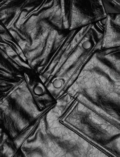 EMMETT PU OVERSHIRT - Overshirts