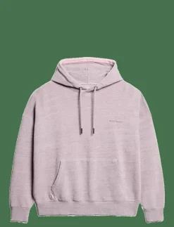 ESSENTIAL LOGO OVERDYED HOODIE - Huvtröjor