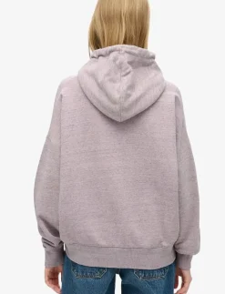 ESSENTIAL LOGO OVERDYED HOODIE - Huvtröjor