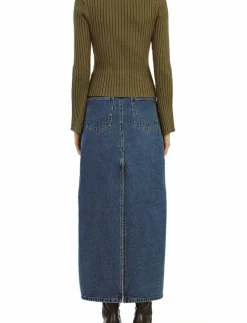 EVIANNA DENIM MAXI SKIRT - Maxikjolar