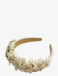 Faye Flower Headband Near White - Hårband & Diadem