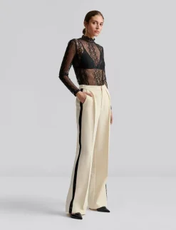 Fei lace top - Långärmade blusar