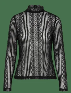 Fei lace top - Långärmade blusar