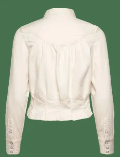 FEMME PEPLUM SHIRT - Långärmade