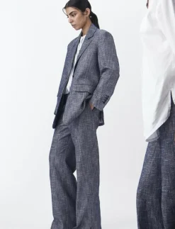 FEODORA BLAZER ROUGH TWILL - Enkelknäppta kavajer