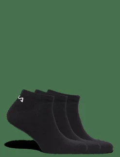 FILA 3pk Invisible Plain Socks - Strumpor