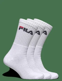 FILA 3pk Tennis Crew Logo Terry Soc - Strumpor