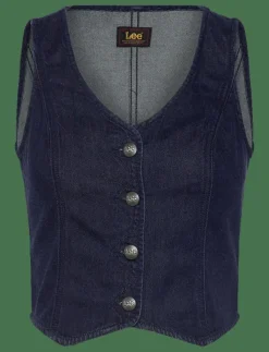 FITTED VEST - Jeansvästar