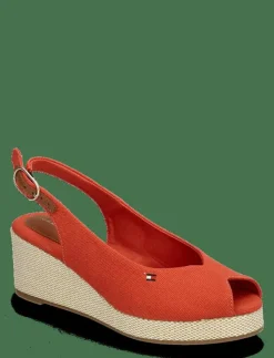 FLAG MID WEDGE ESPAD SLINGBACK - Kilklackar