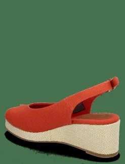 FLAG MID WEDGE ESPAD SLINGBACK - Kilklackar