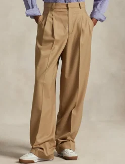 Flannel Wide-Leg Pant - Kostymbyxor