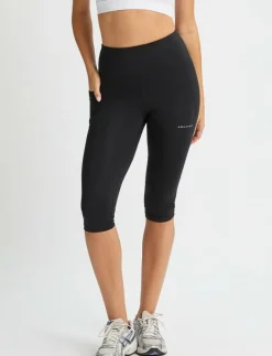 Flattering High Waist Capri Tights - Träningstights