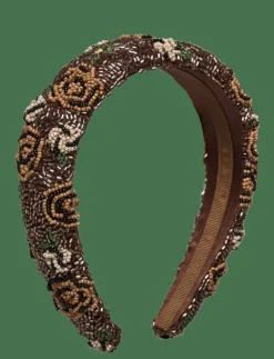 Florian Wide Beaded Hairbrace - Hårband & Diadem