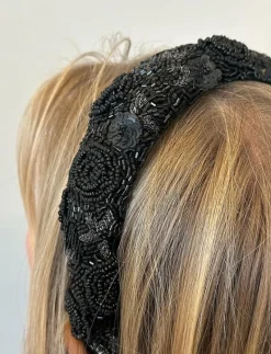 Florian Wide Beaded Hairbrace - Hårband & Diadem