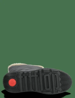 F-MODE DOUBLE-FACED SHEARLING FLATFORM CALF BOOTS - Varmfodrade skor