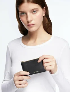 FOIL LOGO TOP ZIP CARDCASE - Korthållare