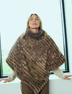 FQKOKAN-CAPE - Fuskpäls