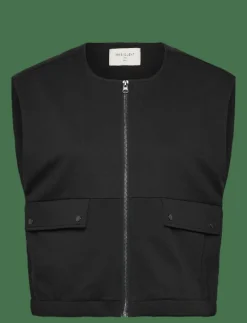 FQNANNI-WAISTCOAT - Stickade västar