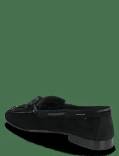 Fringe-Trim Suede Loafer - Loafers