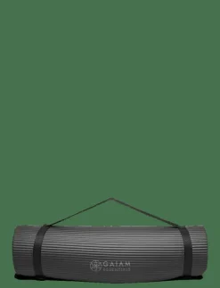 GAIAM ESSENTIALS FITNESS MAT BLACK 10MM - Yogamattor & accessoarer