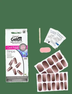 Gel iQ Gel Nail Strips Plum Goldline - Lösnaglar