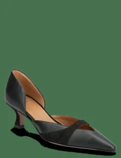 Gerola Black Nappa/Camoscio - Klassiska pumps