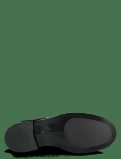 Gianna Black Buckled Mules - Mules med klack